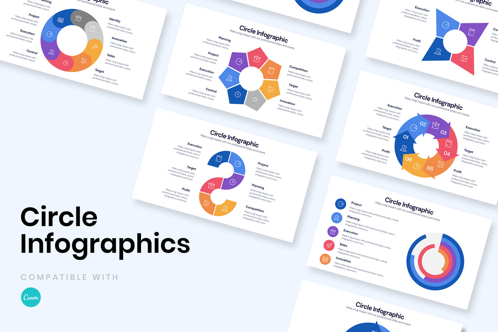 Circle Infographics for CANVA