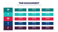 Time Management Infographics
