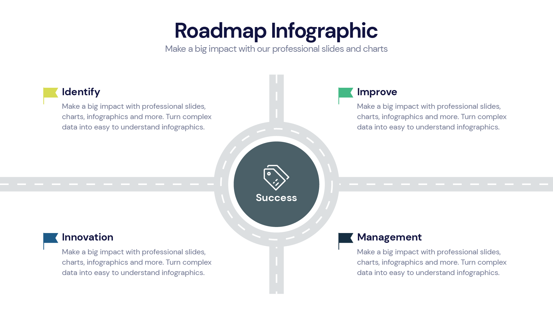 Roadmap infographic slide