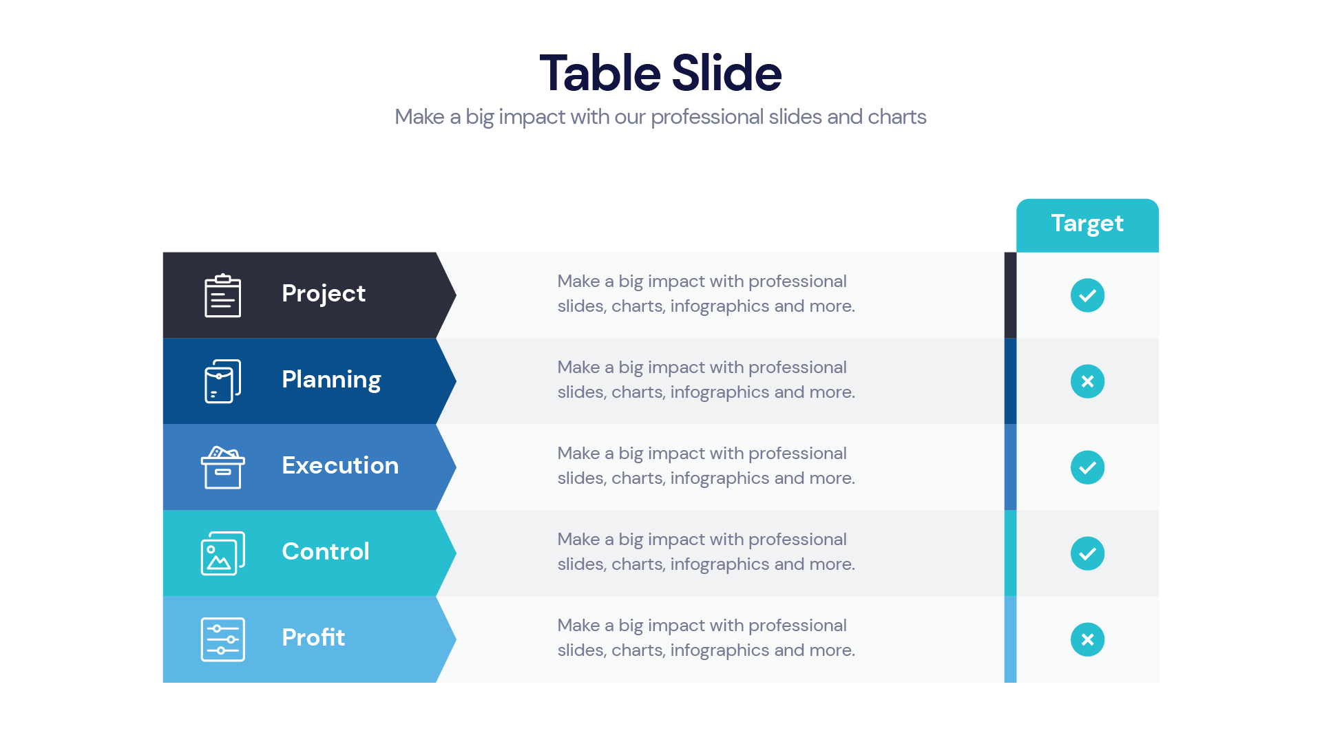 Table slide